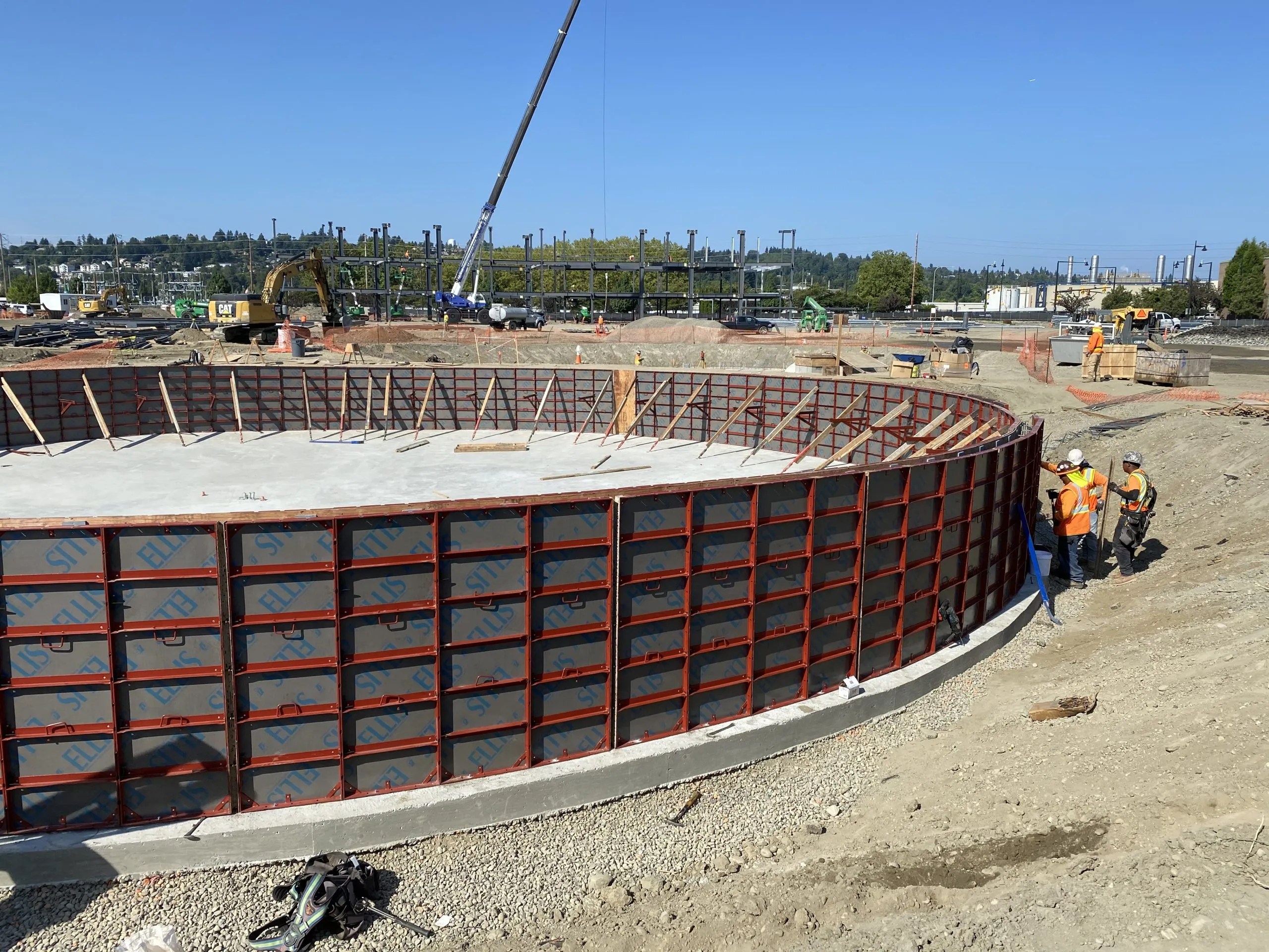 Concrete Project Top Golf Complex Renton Washington