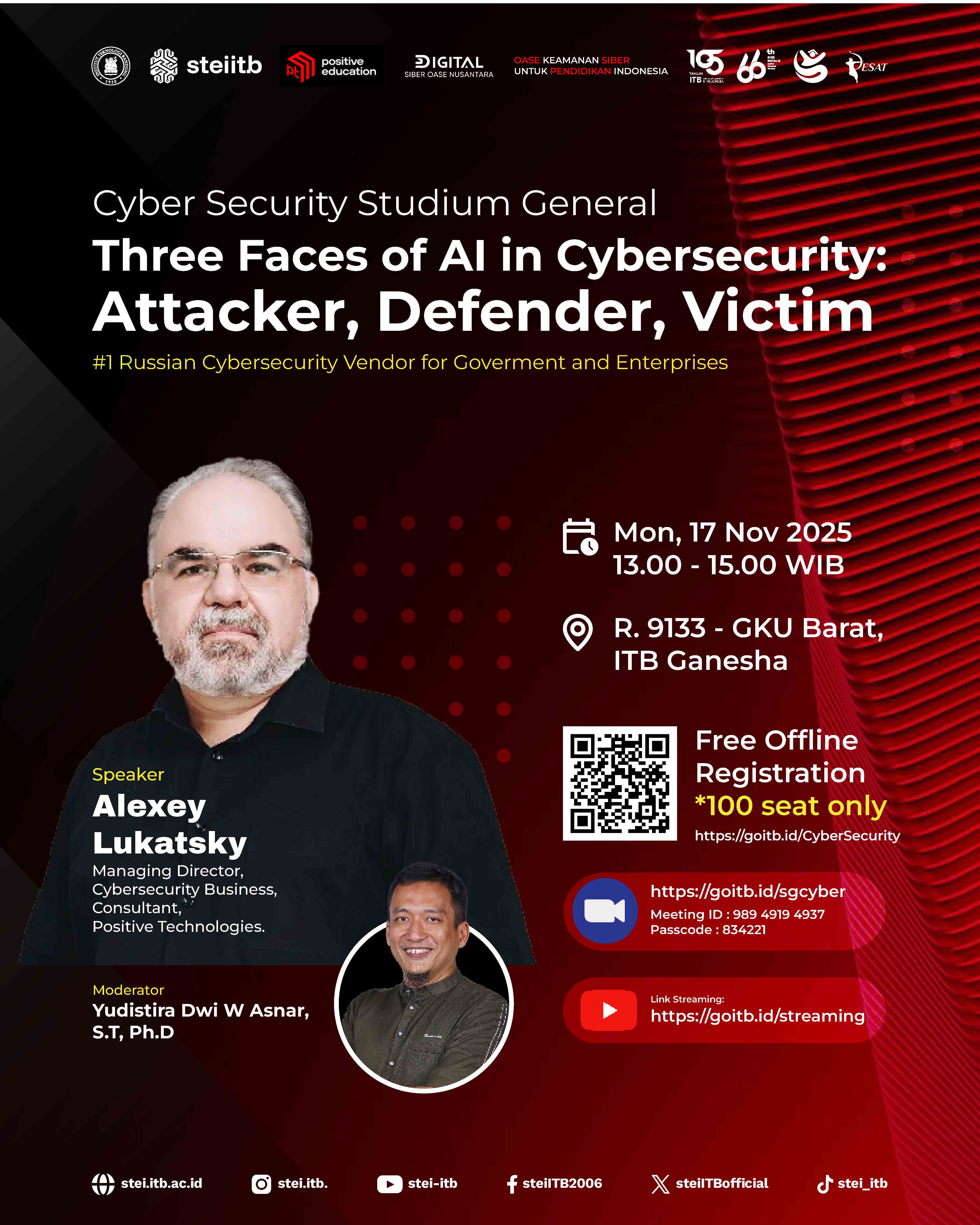 Cyber Security Studium General Three Faces of AI in Cybersecurity