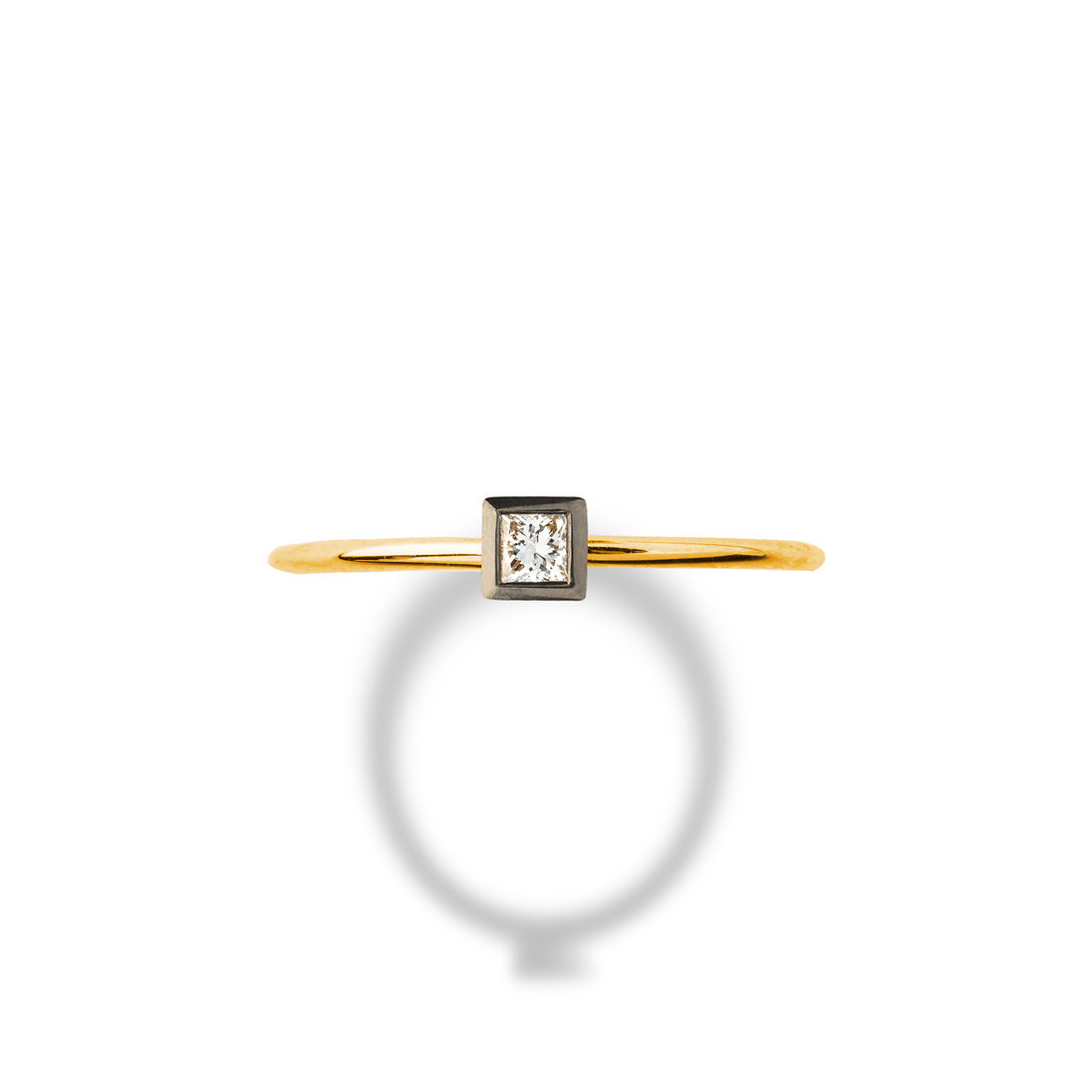 Yannis Sergakis Charnières Caramel Square Ring Steiakakis Jewellery