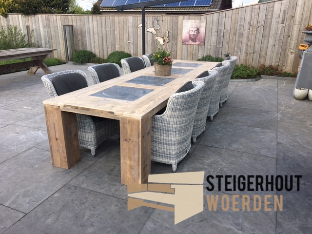 Steigerhouten Tuintafel Exclusive – Steigerhout Woerden
