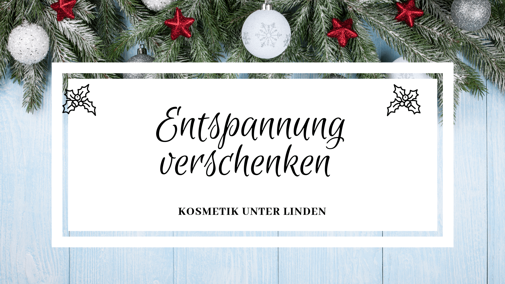 Kosmetik Gutschein zu Weihnachten Stein Apotheke in KölnLövenich
