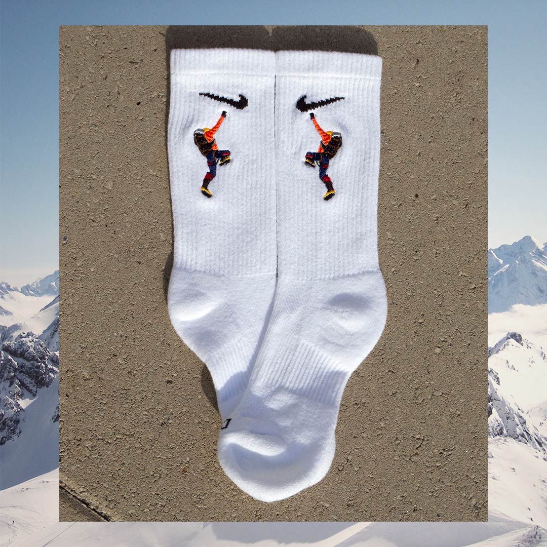 Ice Climber Socks Steinblokk