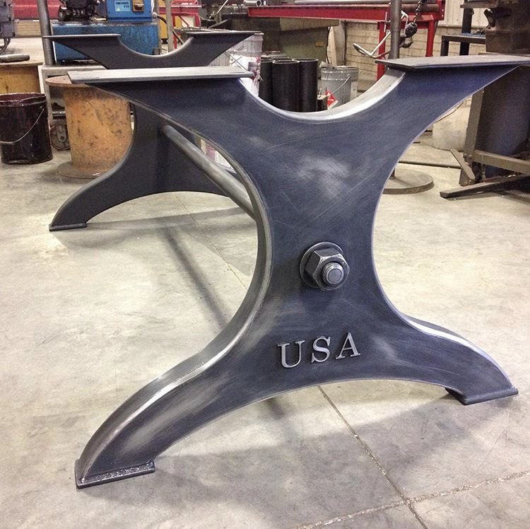 Industrial Steel Base Steiner Hardwoods