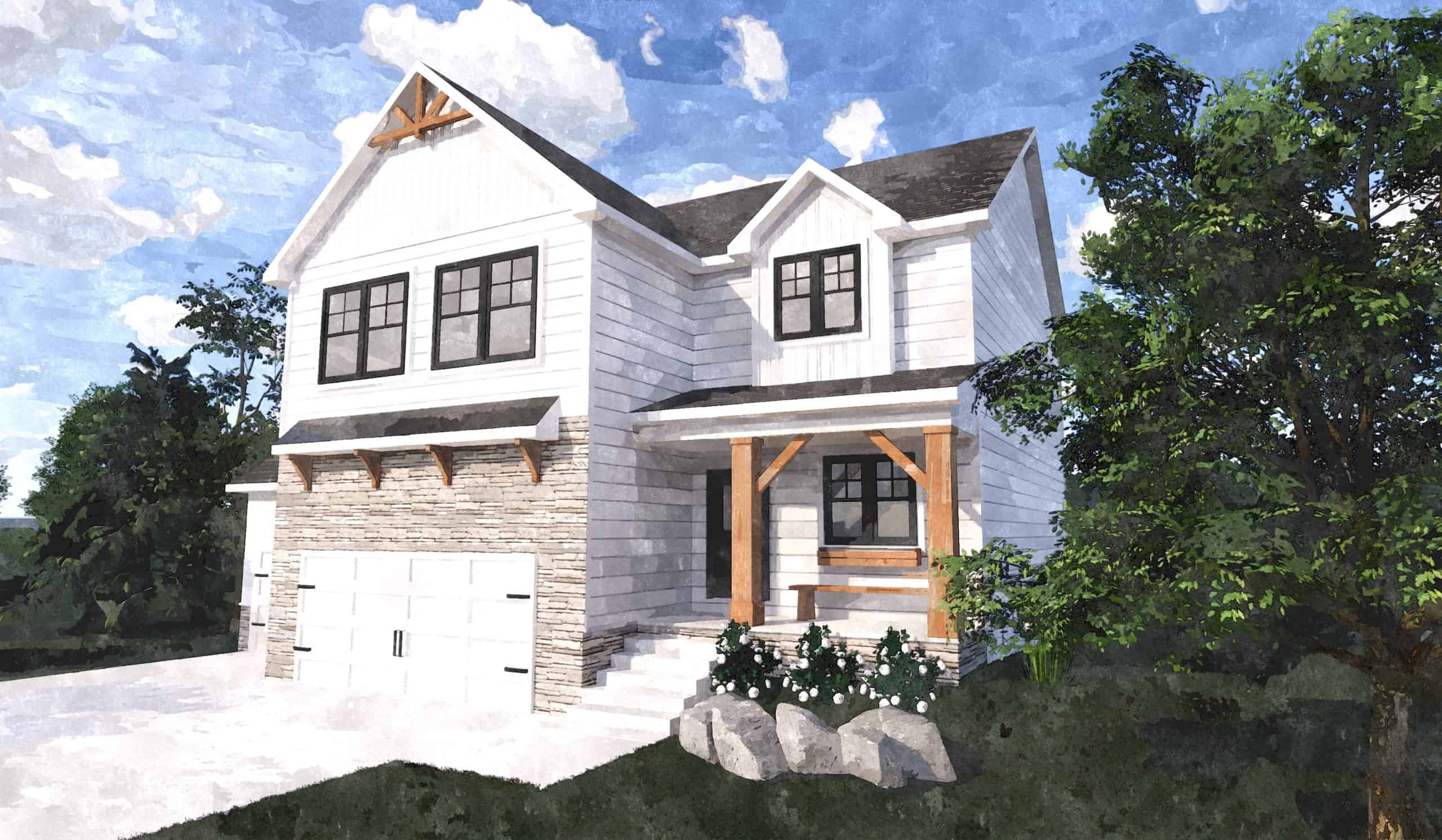 Custom Home Builder in Easton Park, Chesterton