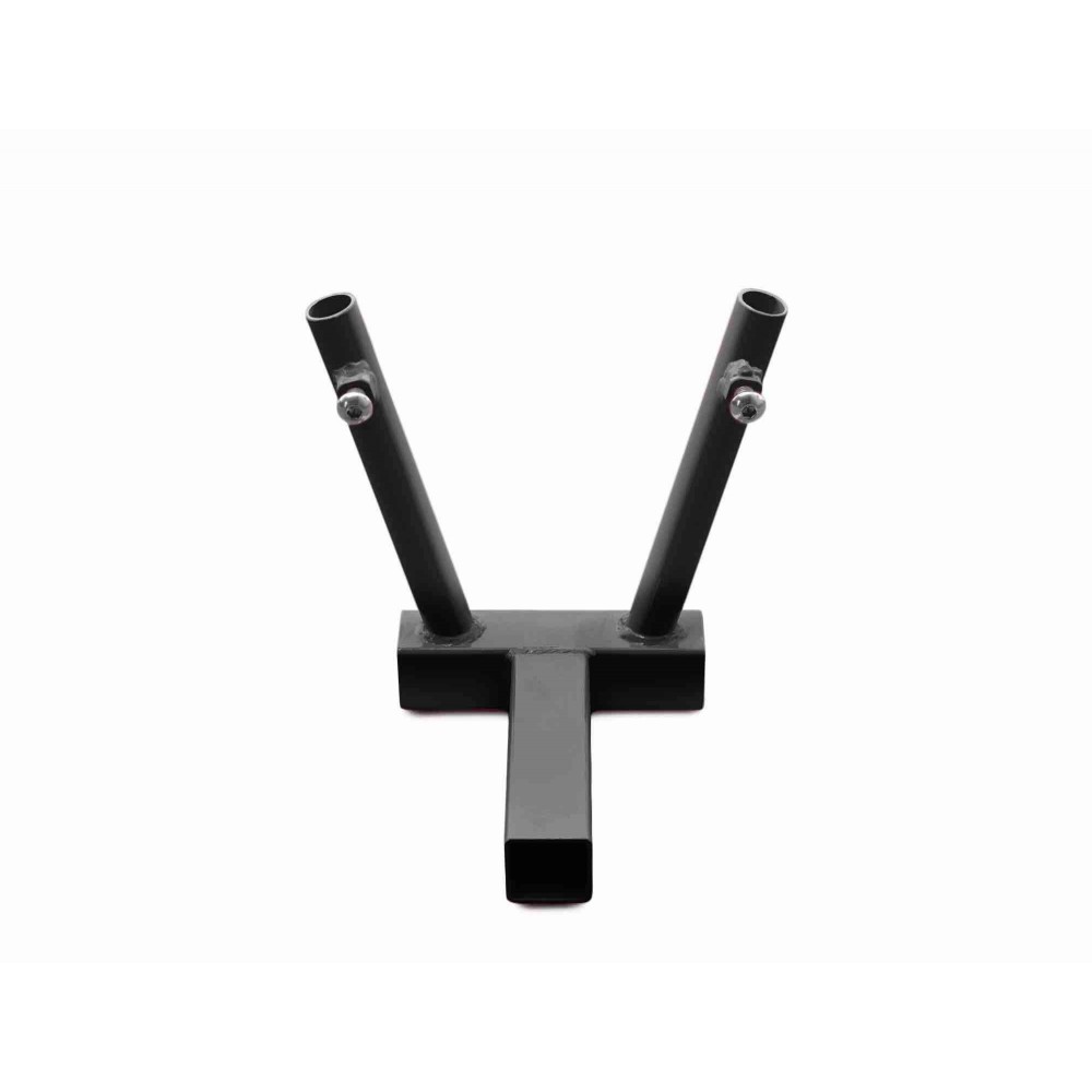 Exterior Accessories Hitch Mount Flag Holder Holds 2 Flags Bare for