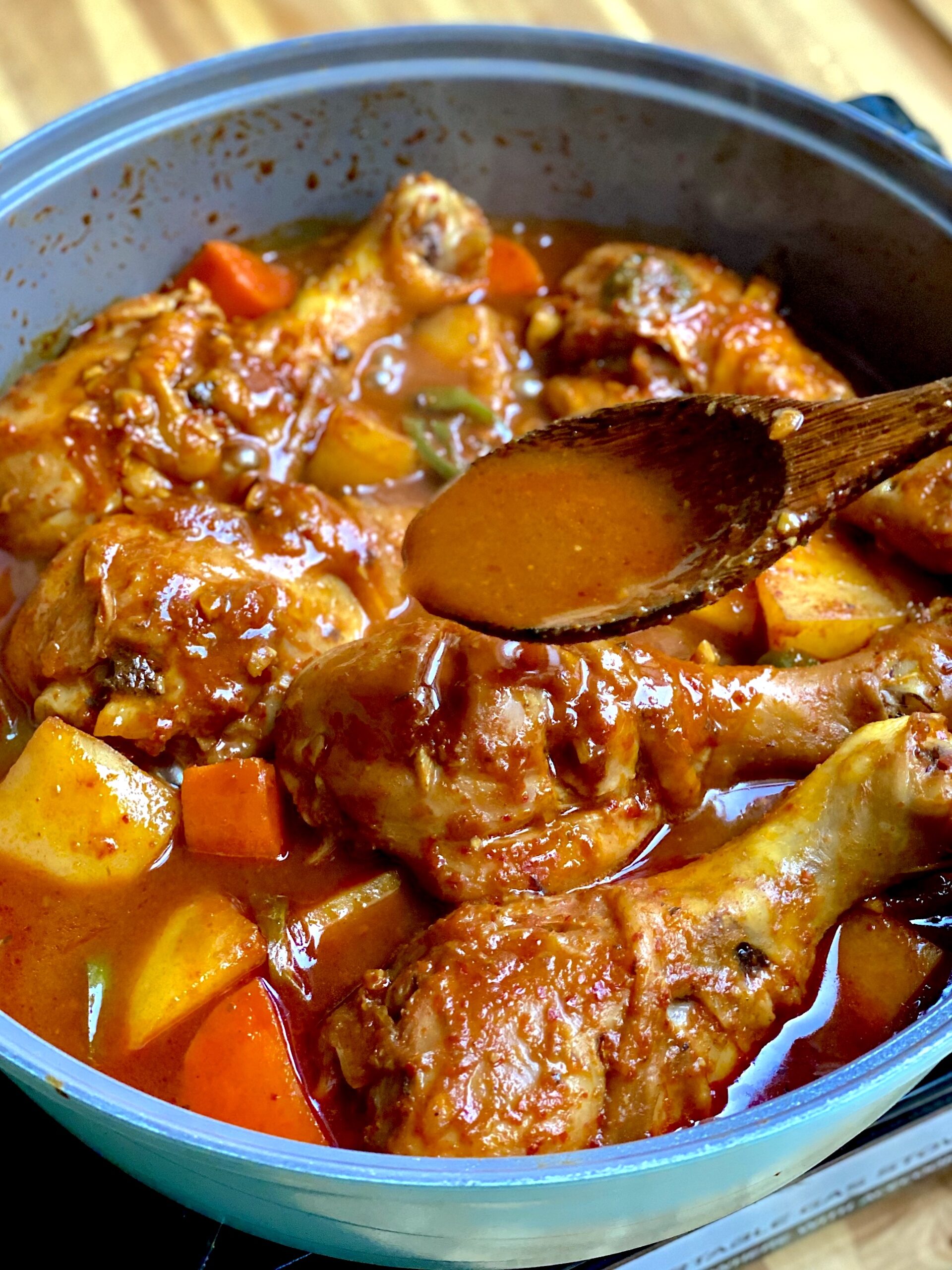 Korean Spicy Chicken Stew (Dakdoritang)