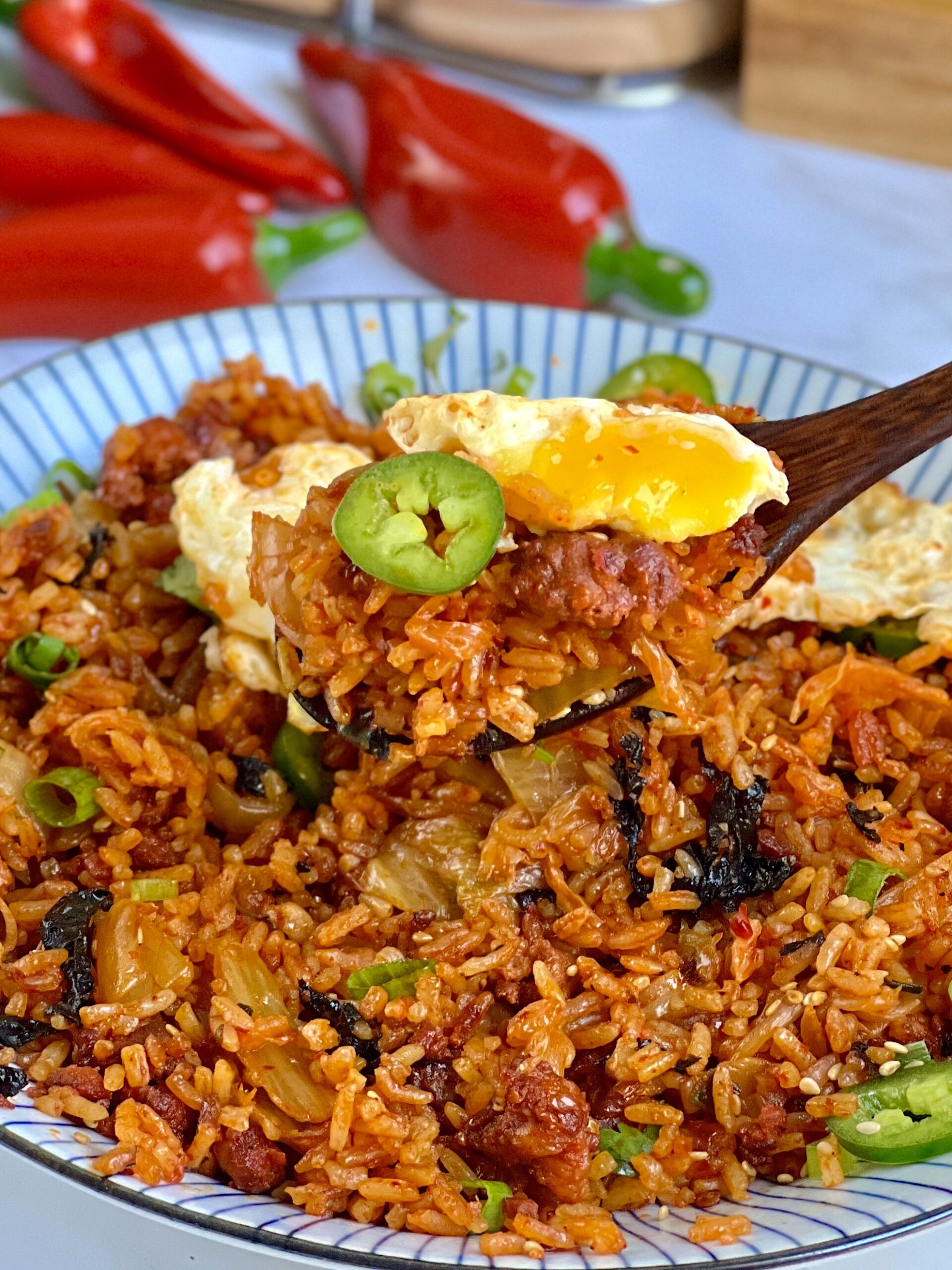 Chorizo & Kimchi Fried Rice