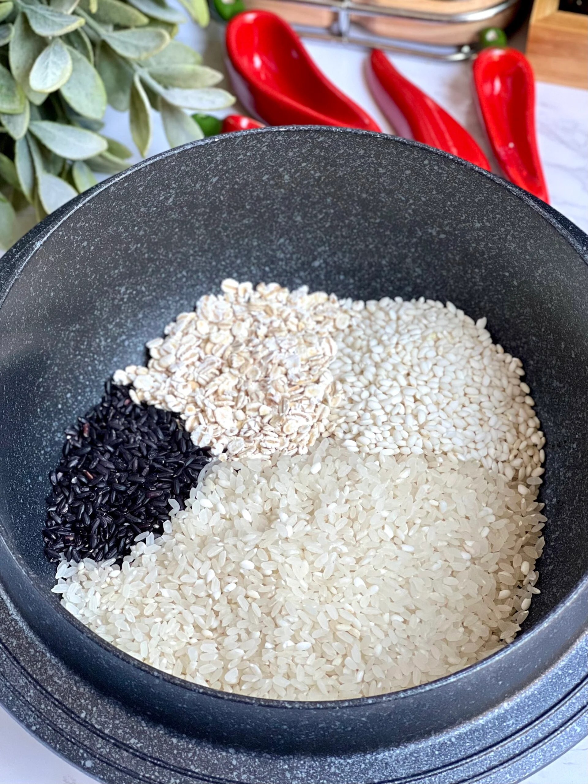 Korean Purple Rice (Heukmi Bap)
