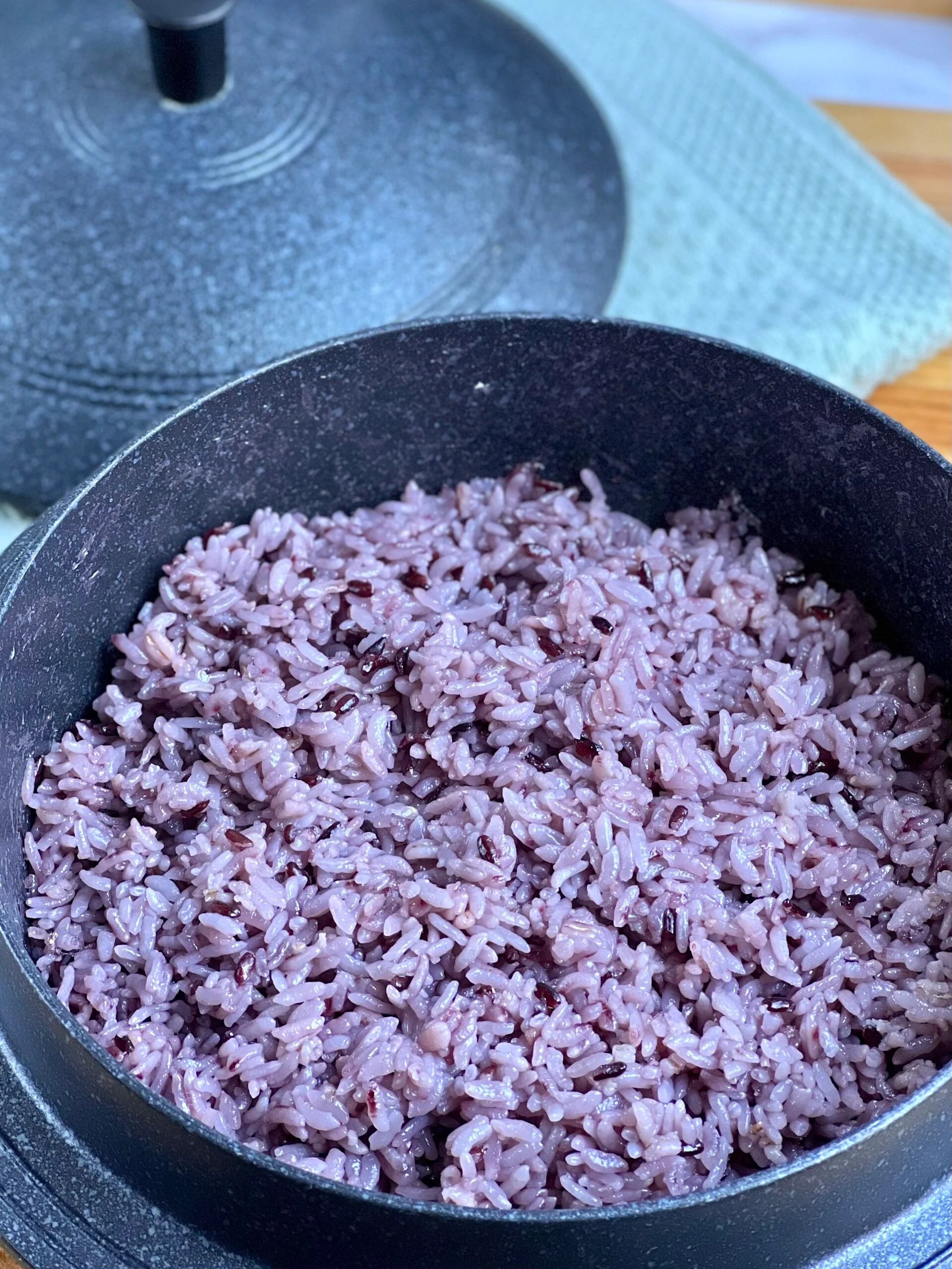 Korean Purple Rice (Heukmi Bap)
