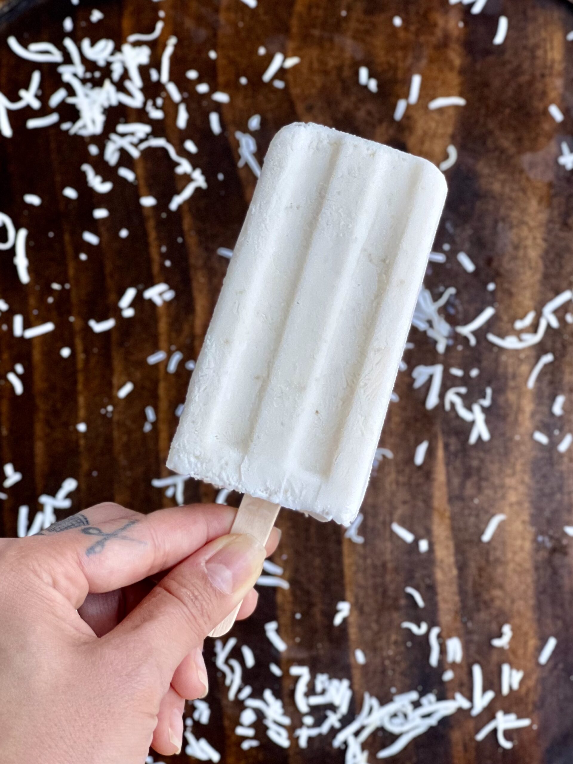 Paletas de Coco (Coconut Ice cream)