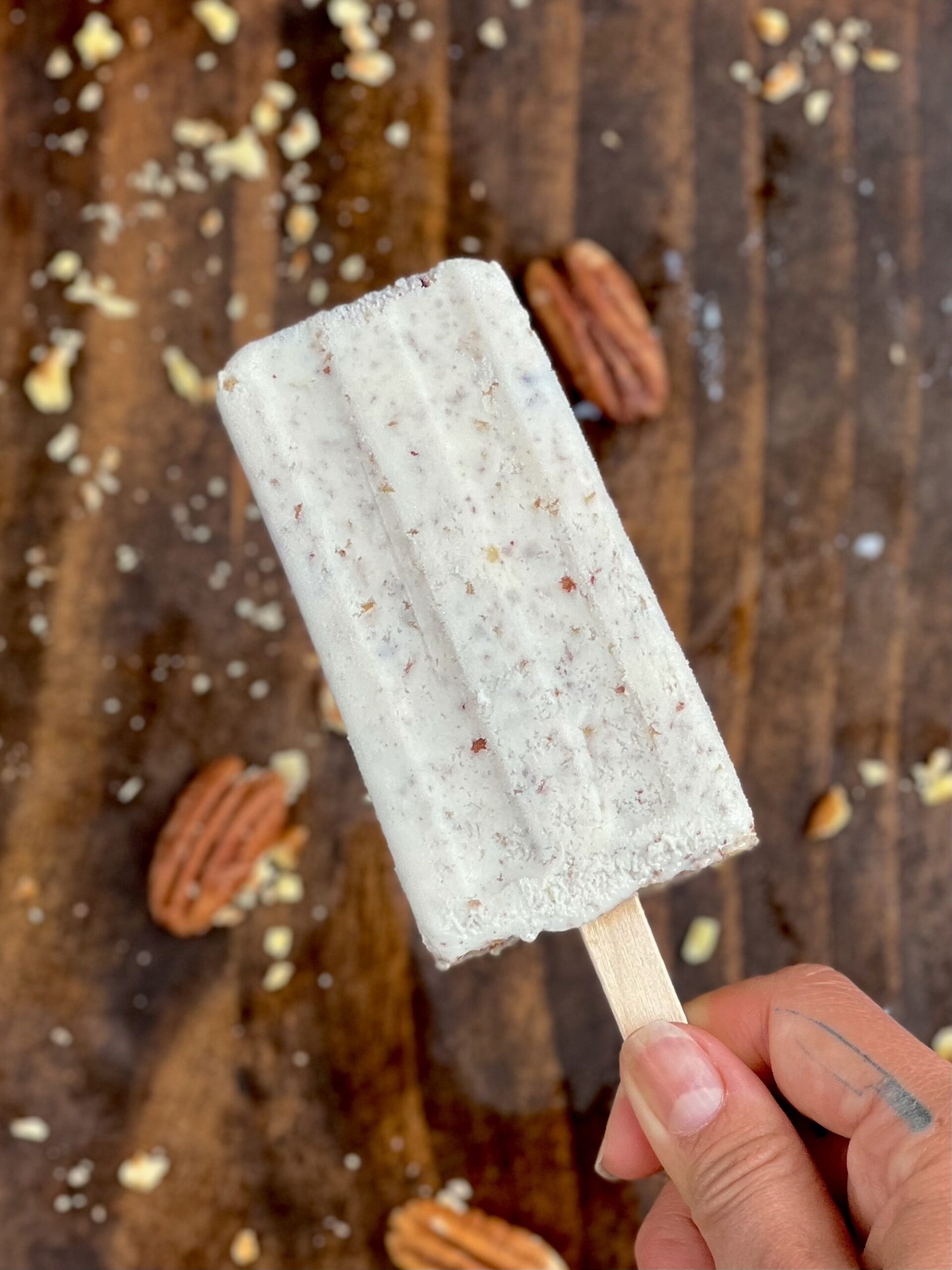 Paletas de Nuez (Pecan Ice Cream)