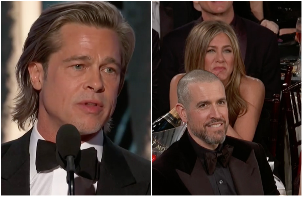 Brad Pitt Made A Dating Joke At The Golden Globes And The Cameras Cut