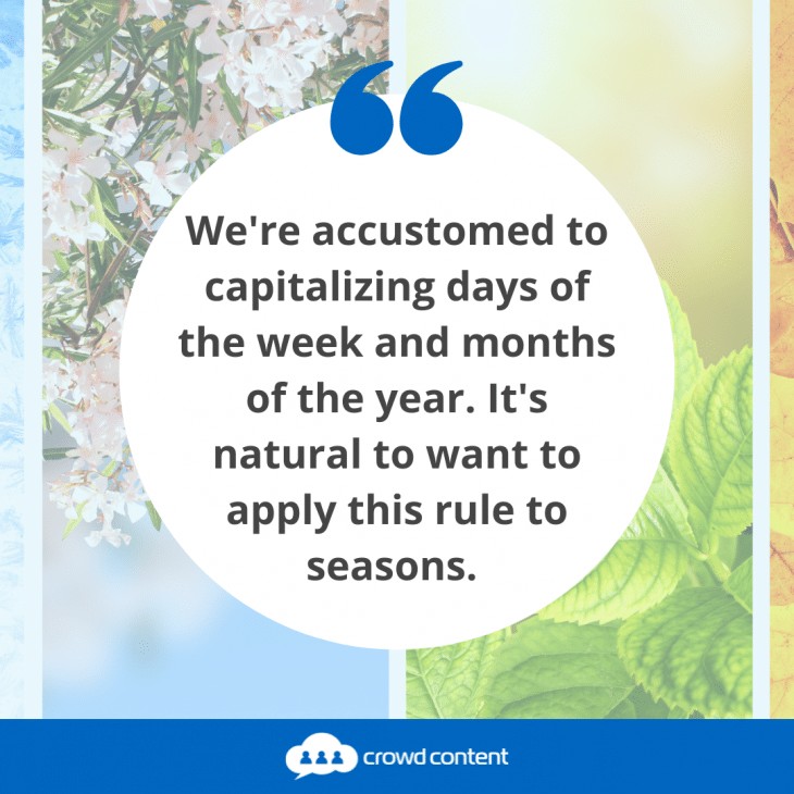 Are Seasons Capitalized? - Stellar Blog