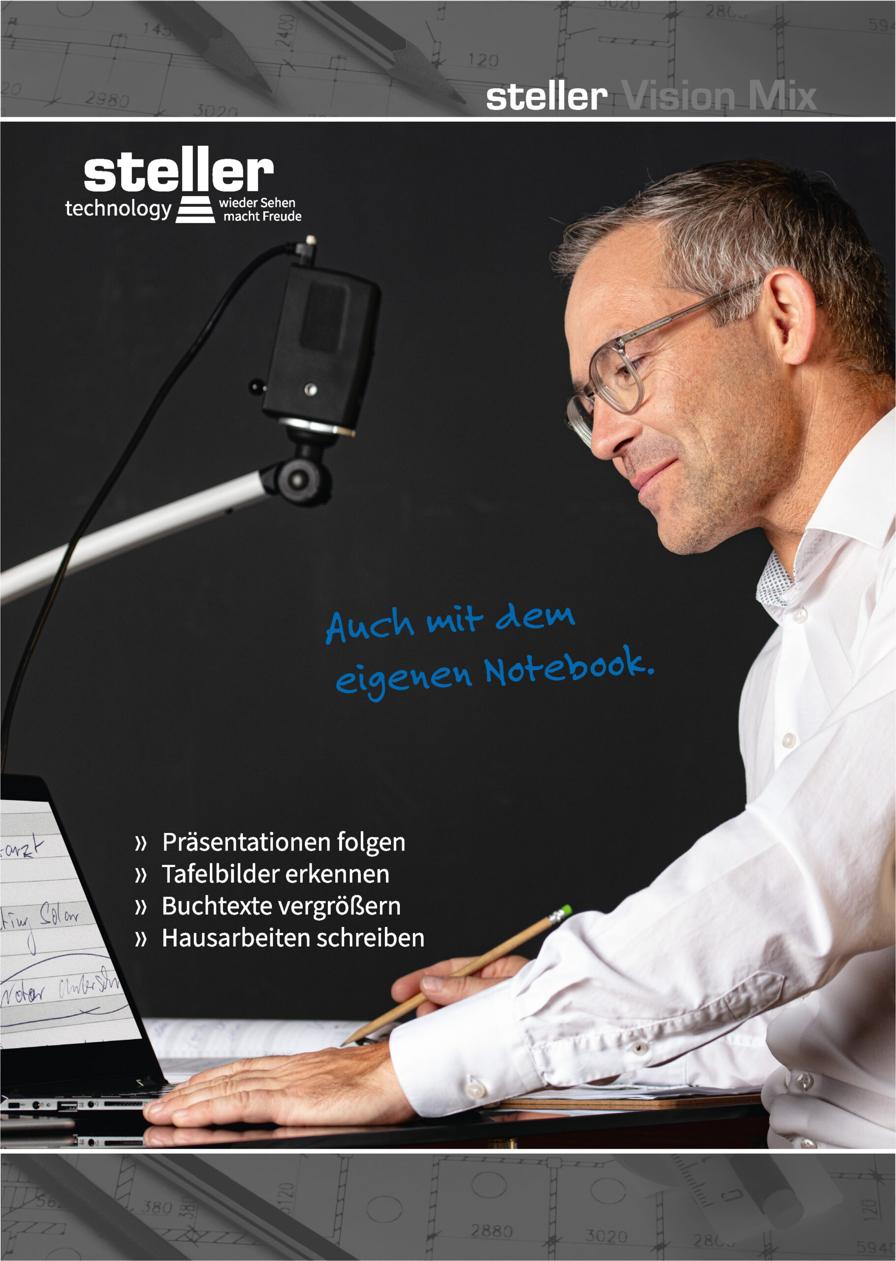 Deckblatt des Prospekt Vision Mix stellertechnology