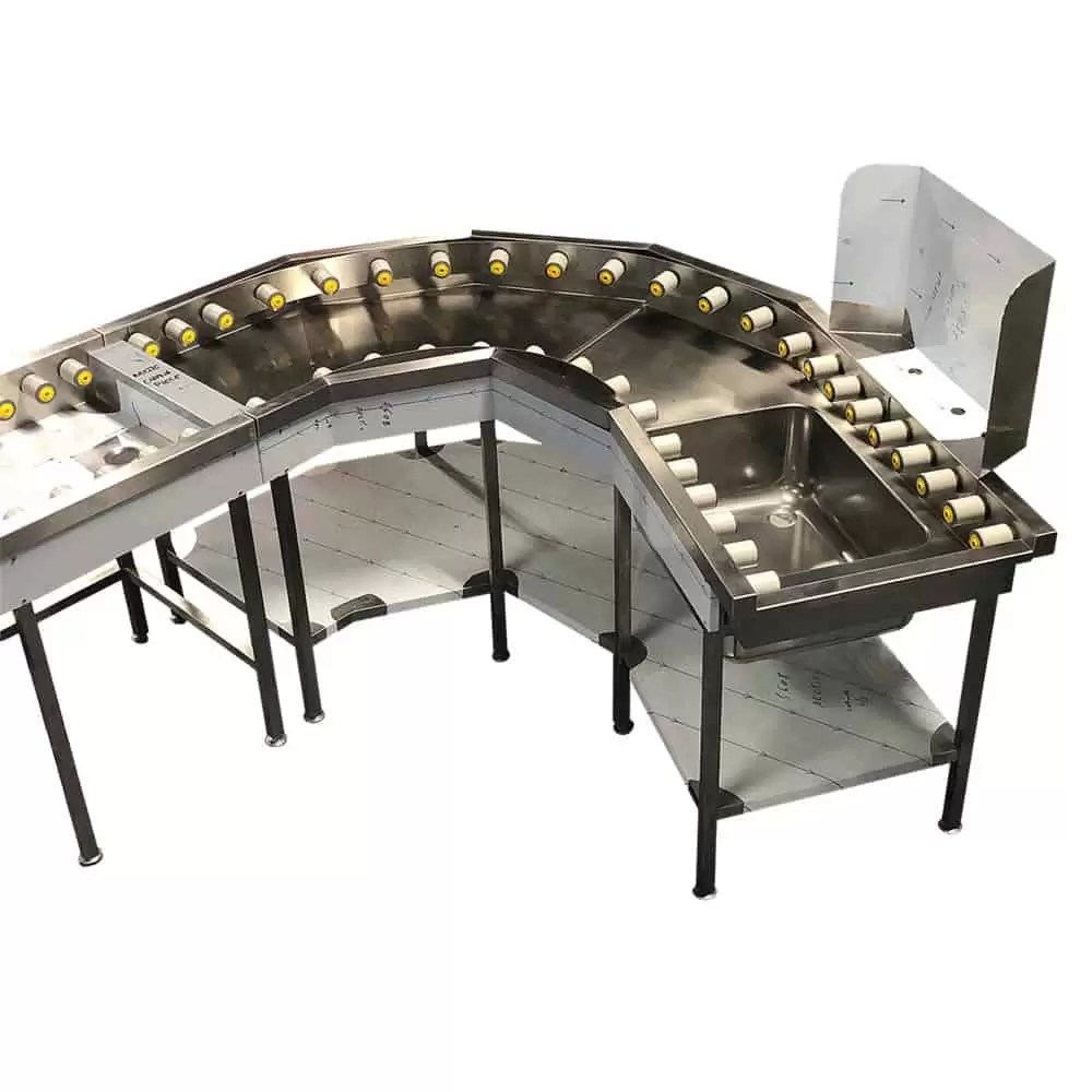 Roller Dish Wash Table System Products Stellex Manufacturing Ltd