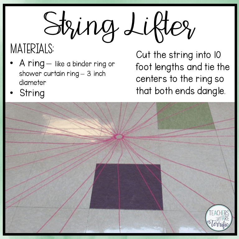 String Lifter directions! STEM Activities for Kids