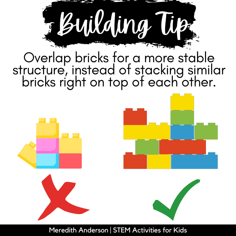 Makerspace Activities with Building Bricks - STEM Activities for Kids
