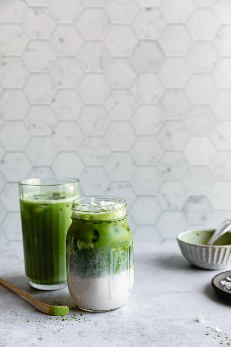 Iced Matcha Milk Tea (3 LowCarb Recipes) Stem and Spoon