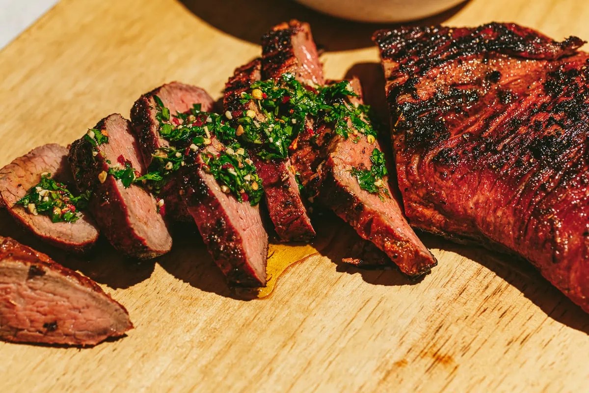 Traeger TriTip with Chimichurri Stem and Spoon