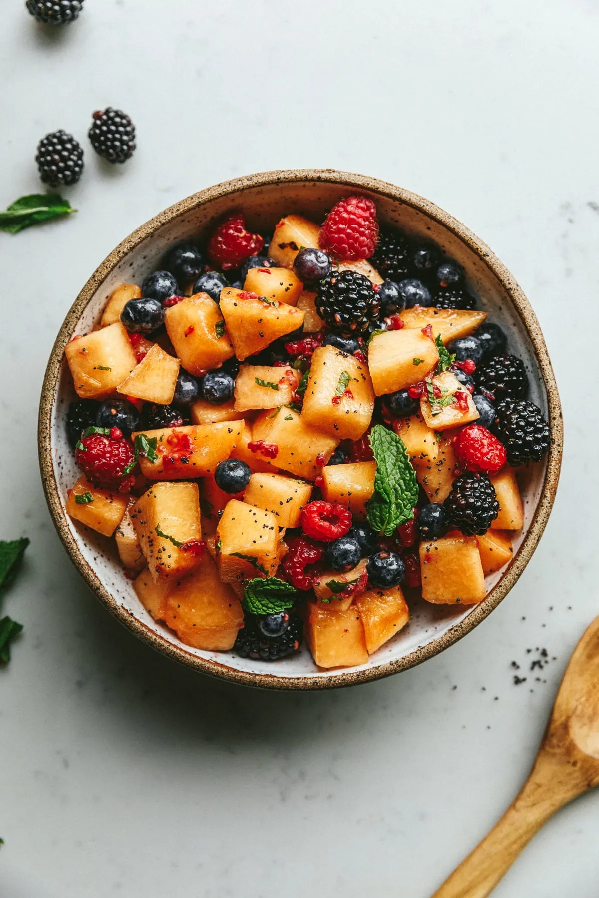 Keto Fruit Salad (Low Carb, Gluten Free) Stem and Spoon