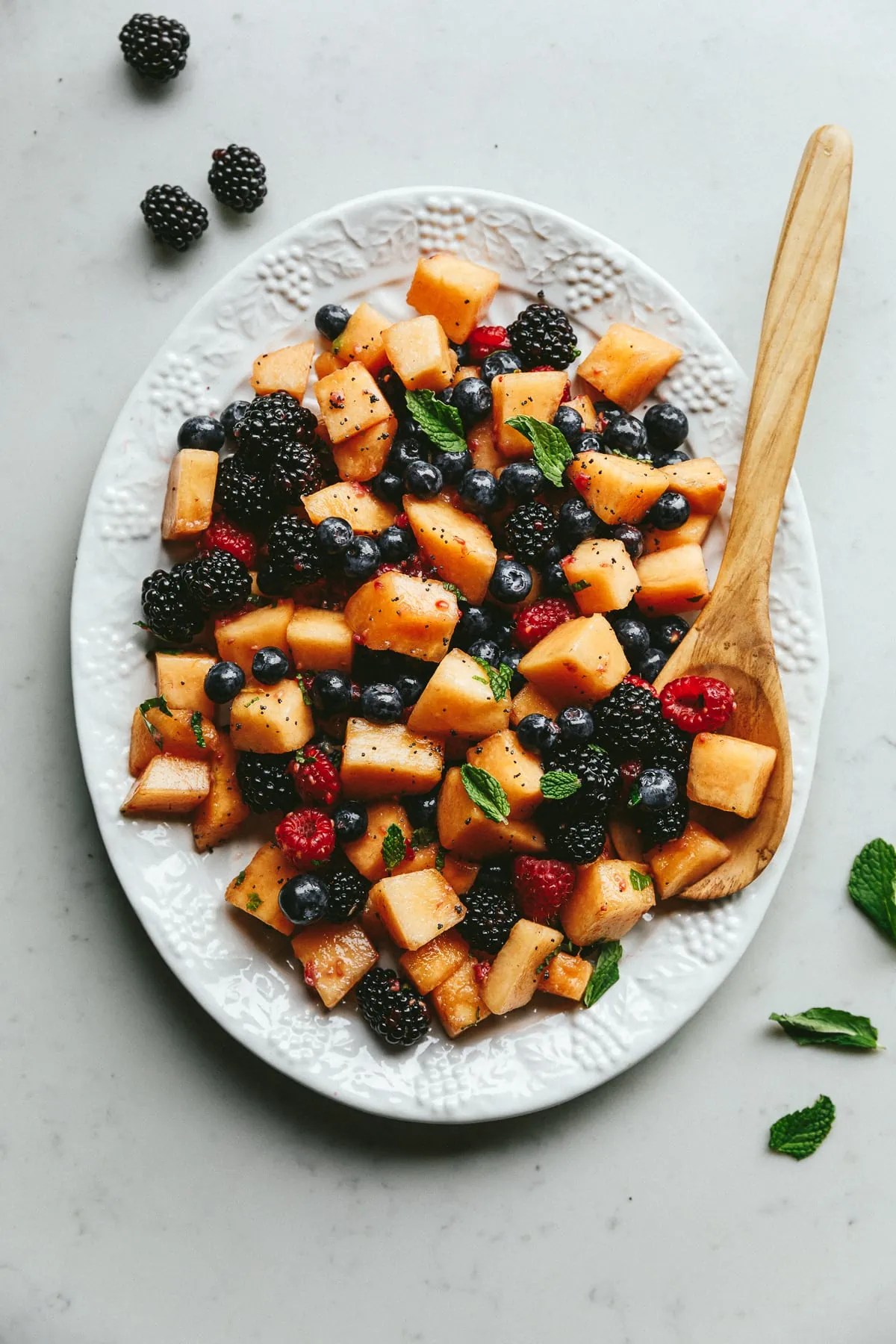 Keto Fruit Salad (Low Carb, Gluten Free) Stem and Spoon