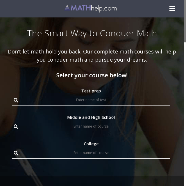 Step By Step Homework Help Math, Skills Needed for Mathematical Problem