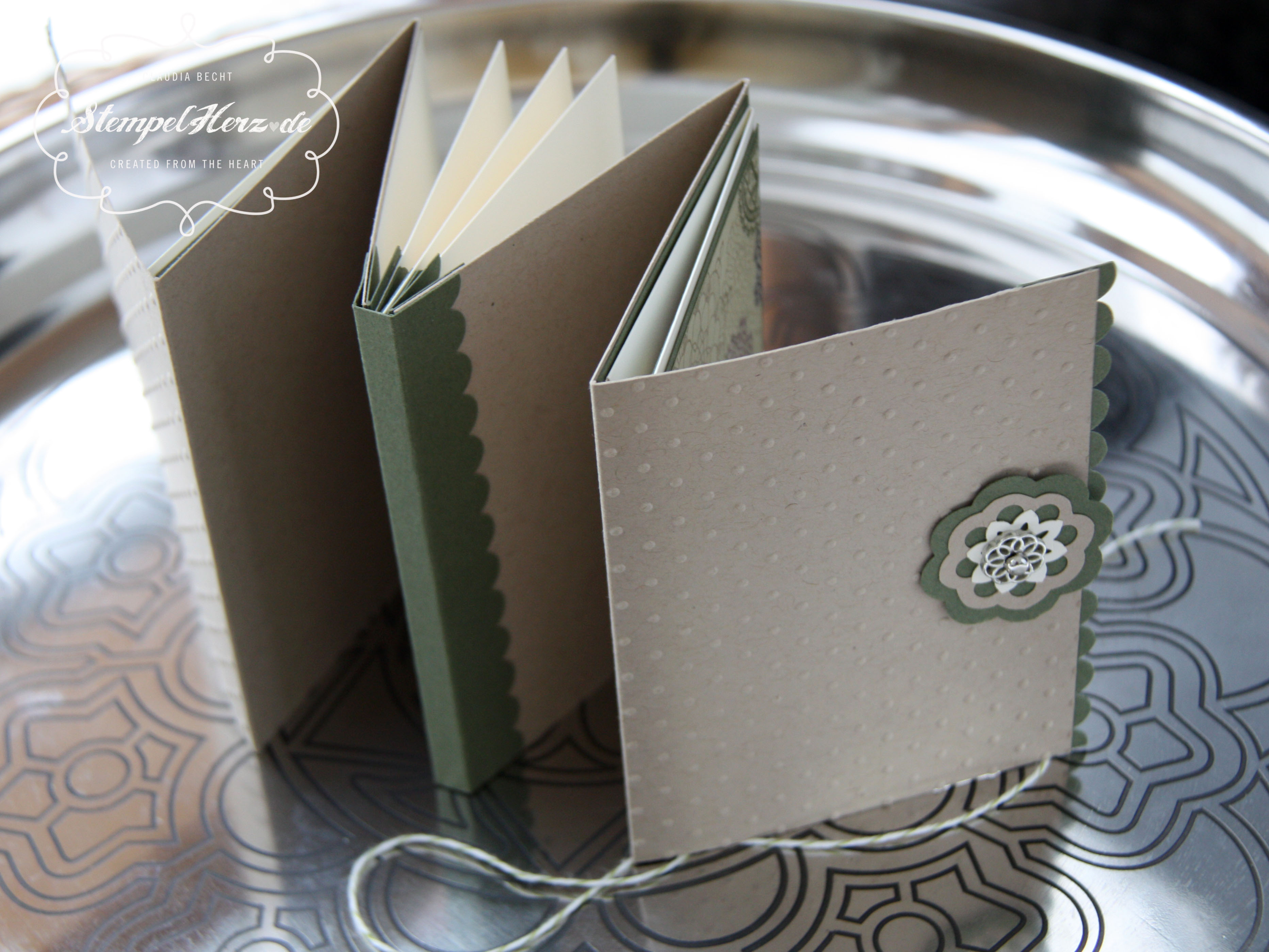 Die Anleitung für das Leporello... Stampin'Up! mit Stempelherz