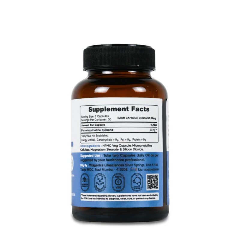 PQQ Antiinflammation tablet Antioxidant Mitochondria supplement