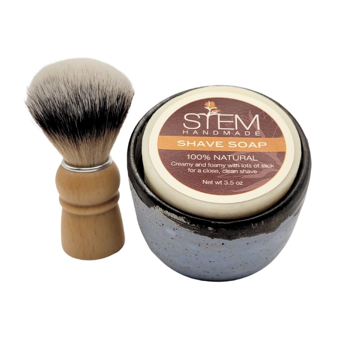 Shave Soap with Mug and Brush STEM Soaps