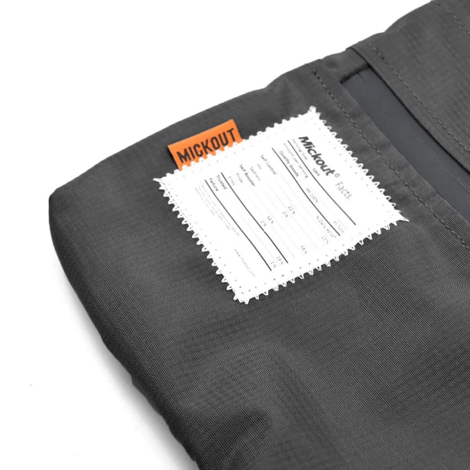 Mickout Project Sling Bag Kait Black Stencil