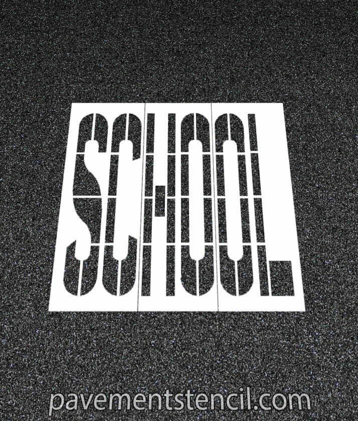 DOT School Stencil StencilFast