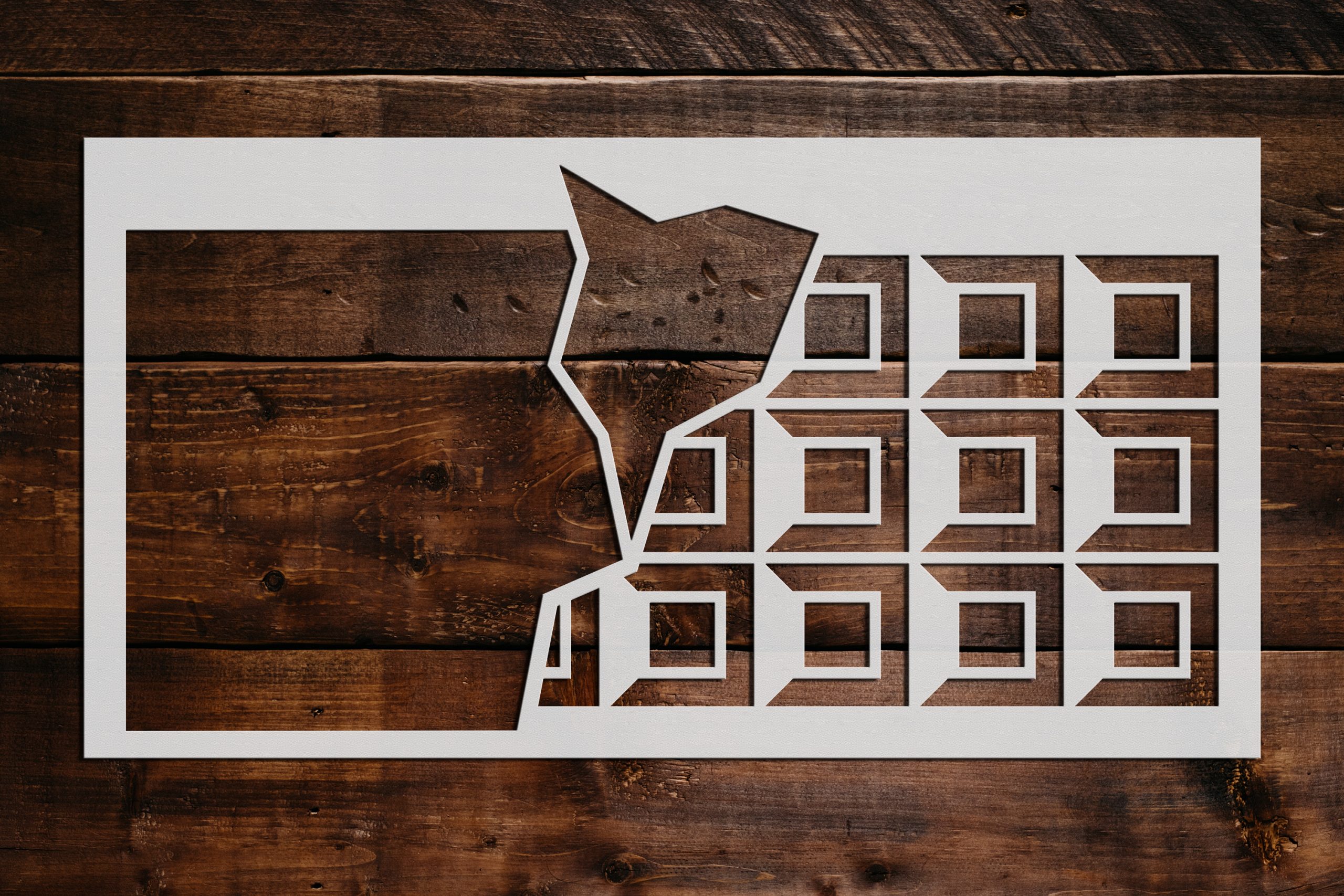 Chocolate Bar Stencil Art and Wall Stencil Stencil Giant