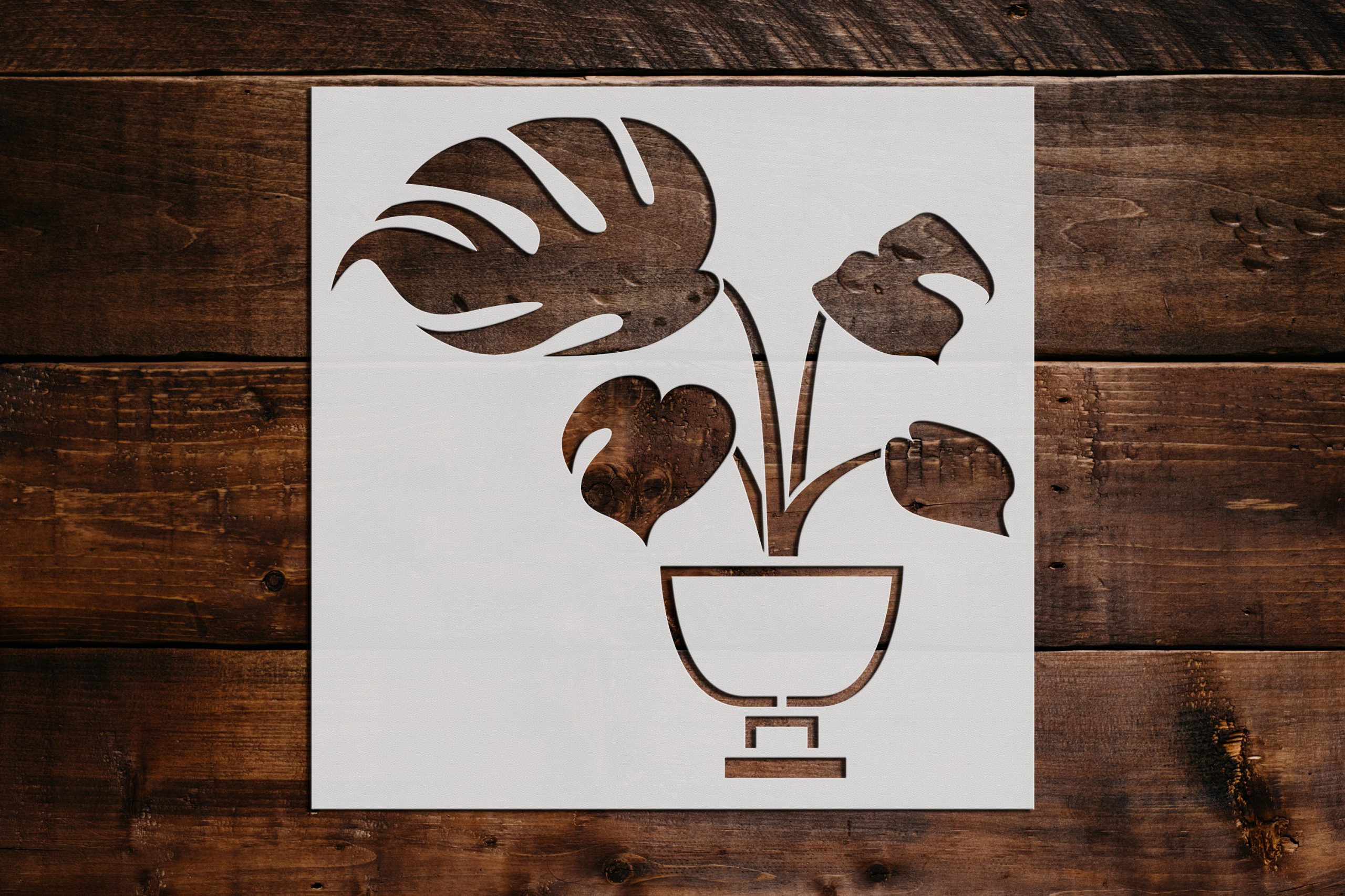 House Plant Stencil Art and Wall Stencil Stencil Giant House Plant Stencil Art and Wall Stencil Stencil Giant