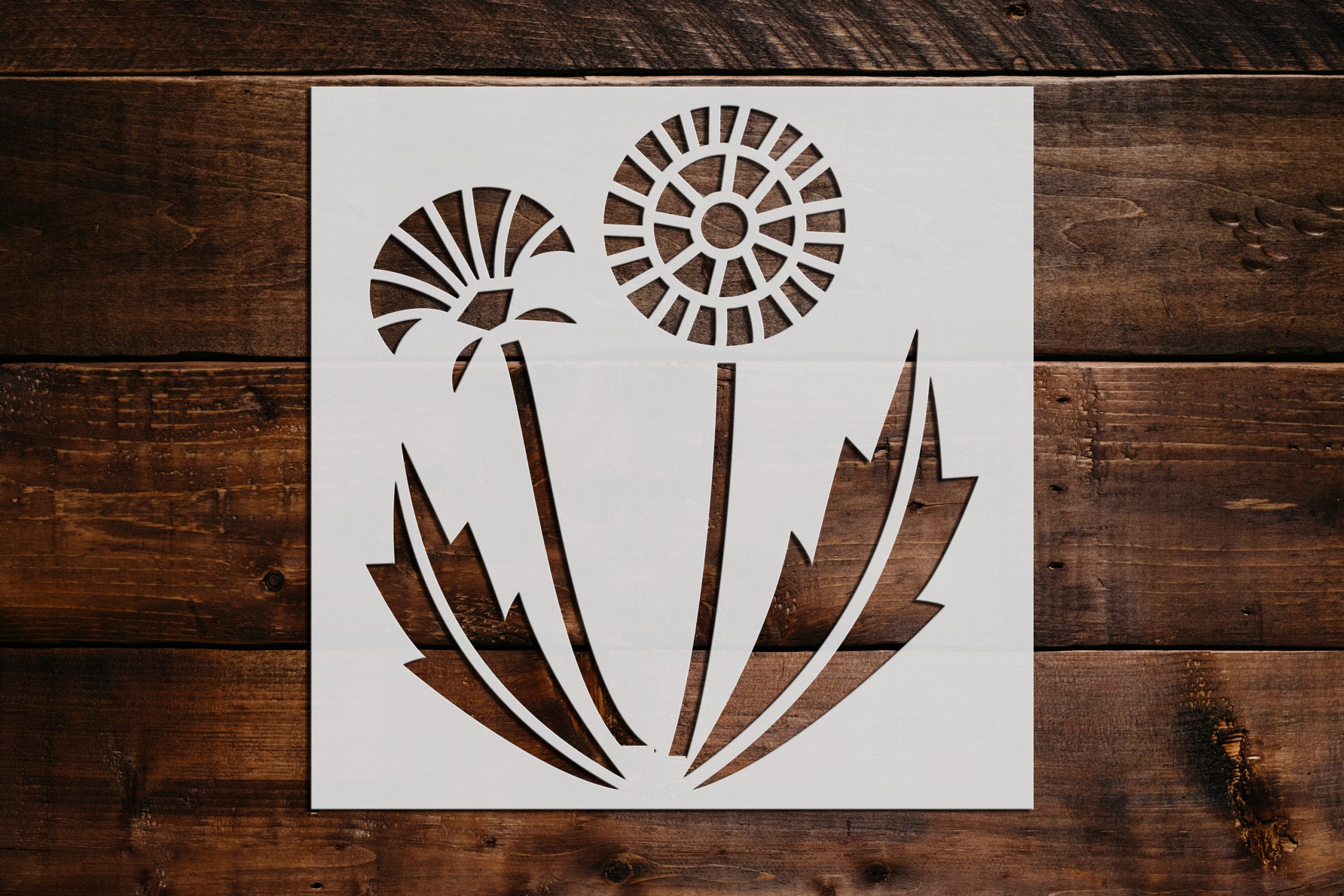 Dandelion Stencil Art and Wall Stencil Stencil Giant
