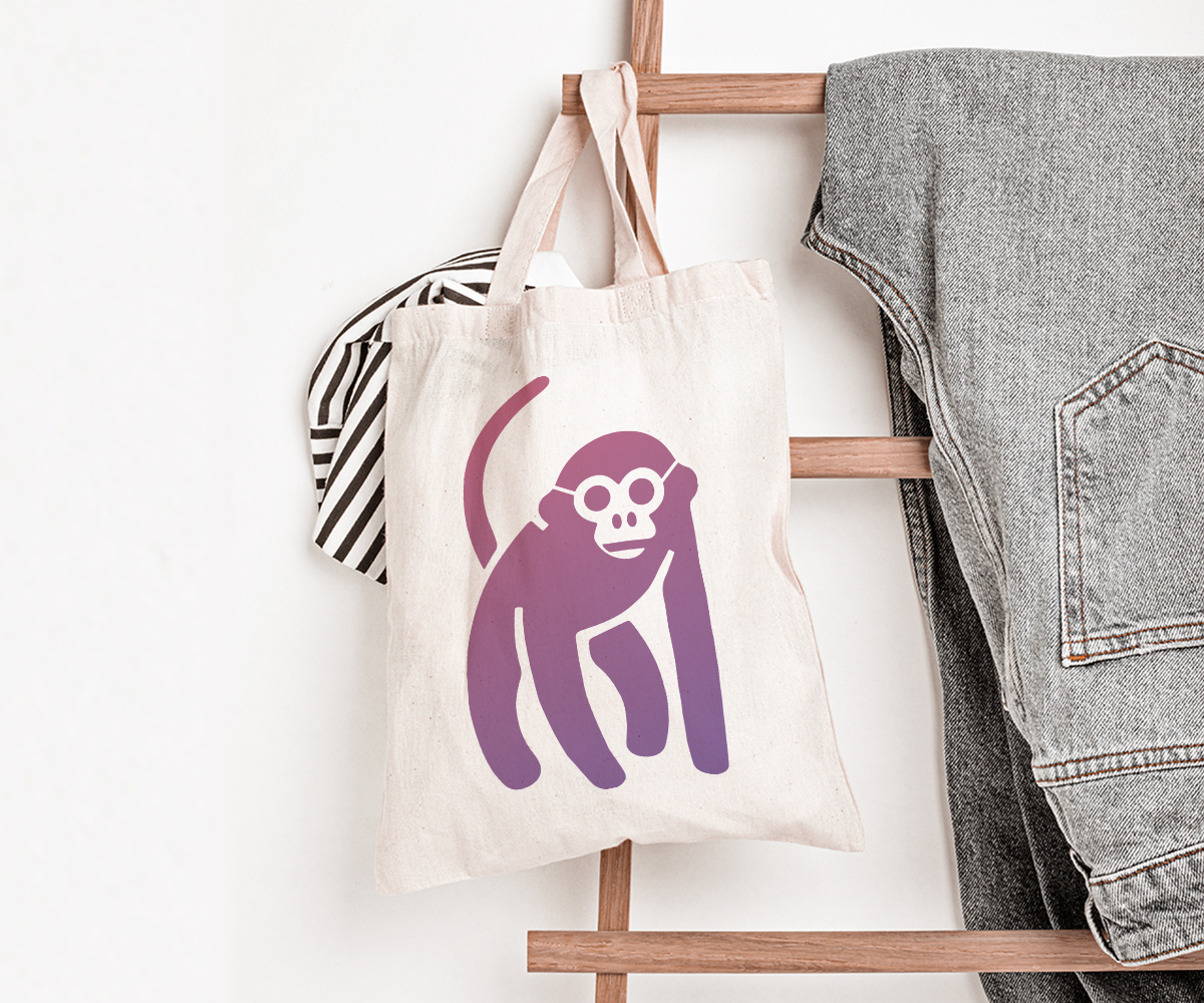 Monkey Stencil Art and Wall Stencil Stencil Giant