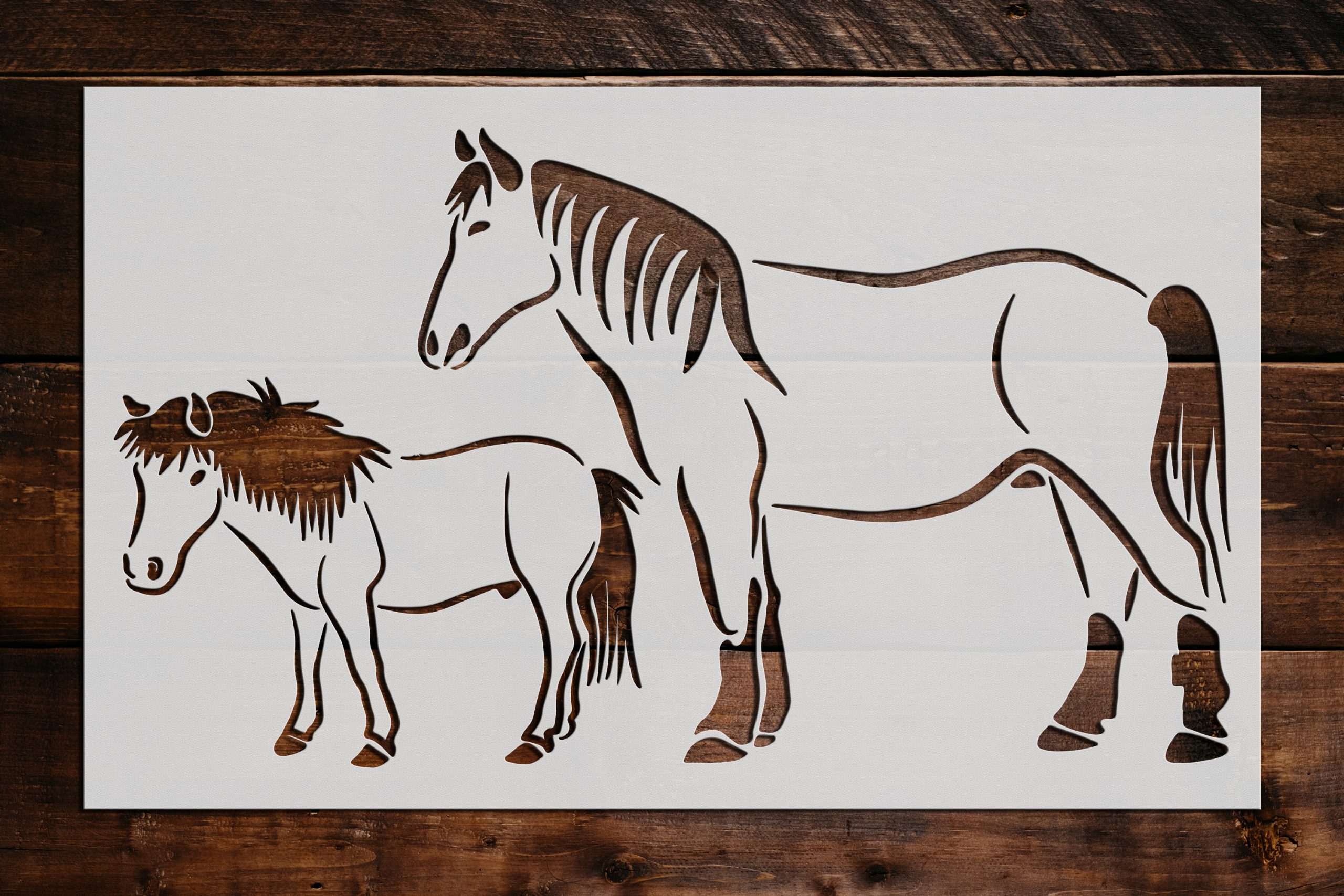 Horses Stencil Art and Wall Stencil Stencil Giant