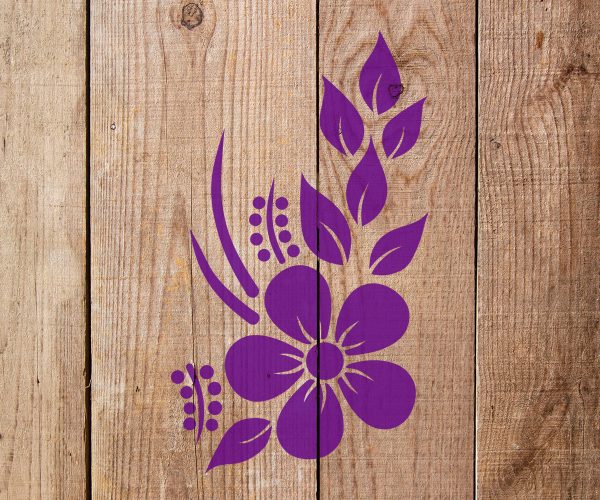 Flower Stencil Art and Wall Stencil Stencil Giant