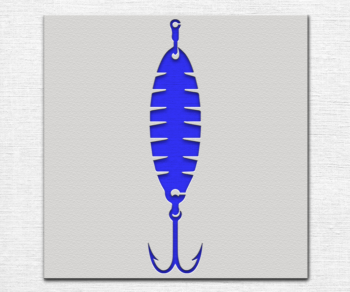 Fishing Lure Stencil Art and Wall Stencil Stencil Giant