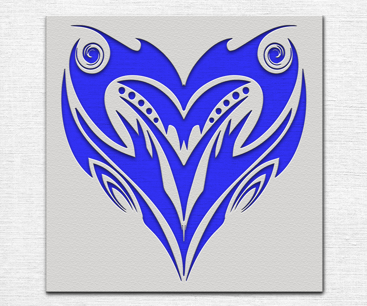 Heart Design Stencil Art and Wall Stencil Stencil Giant