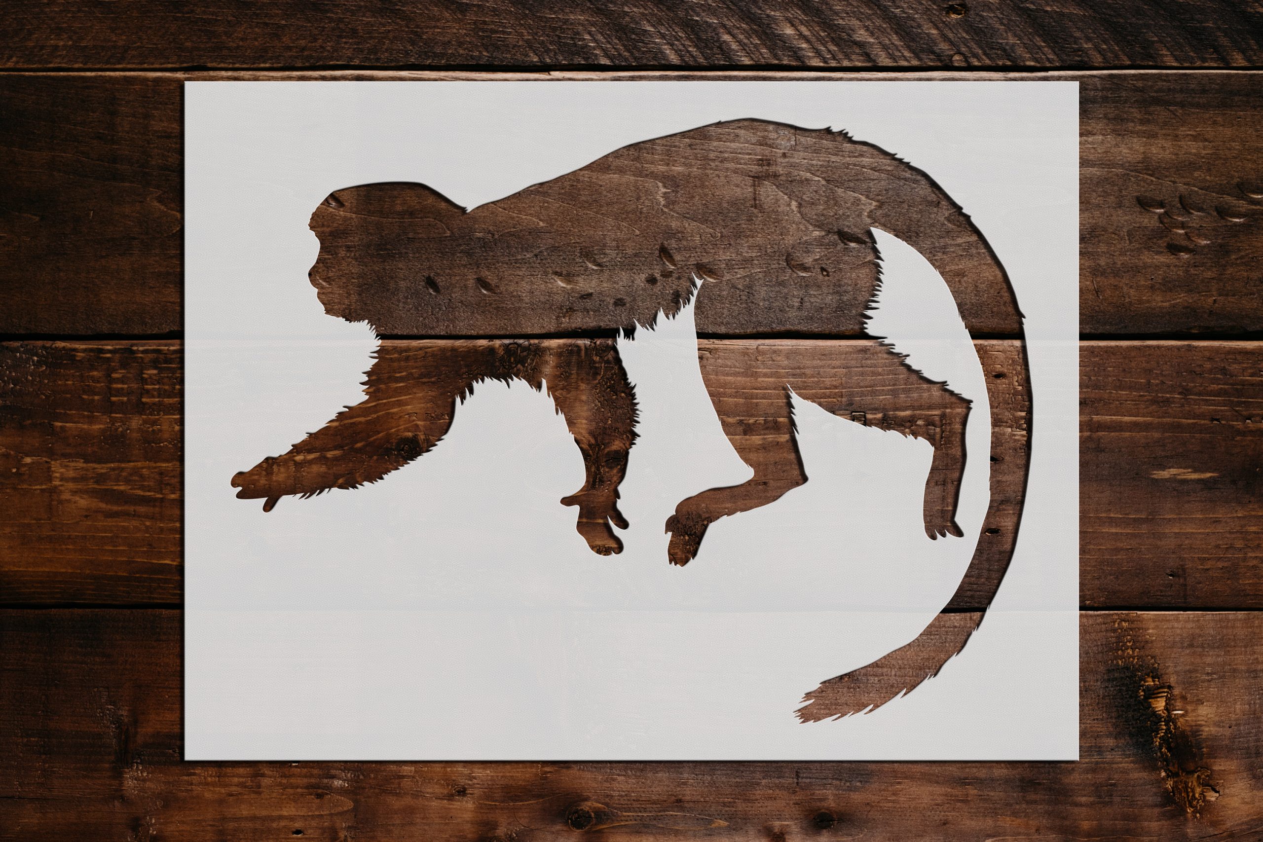 Monkey Stencil Art and Wall Stencil Stencil Giant