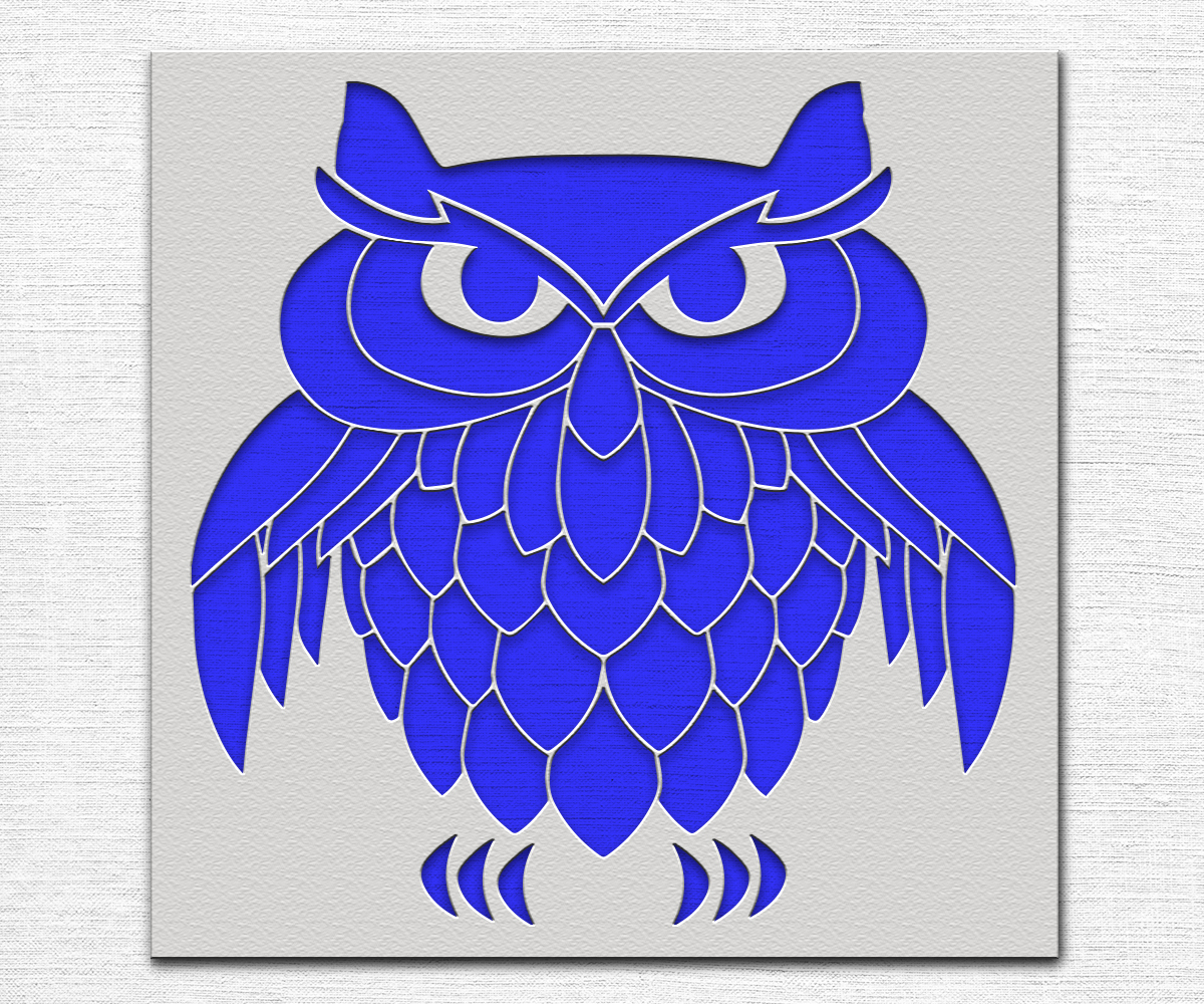 Owl Stencil Art and Wall Stencil Stencil Giant