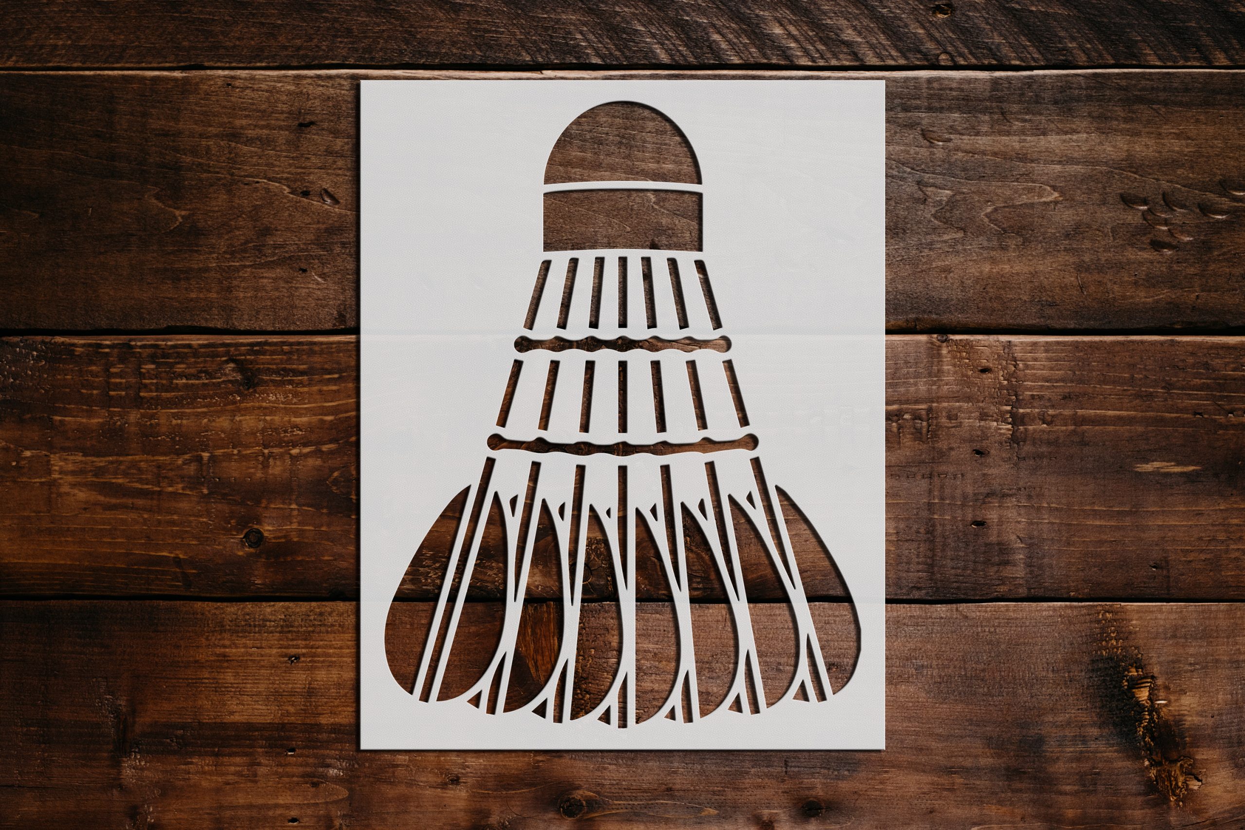 Badminton Stencil Art and Wall Stencil Stencil Giant