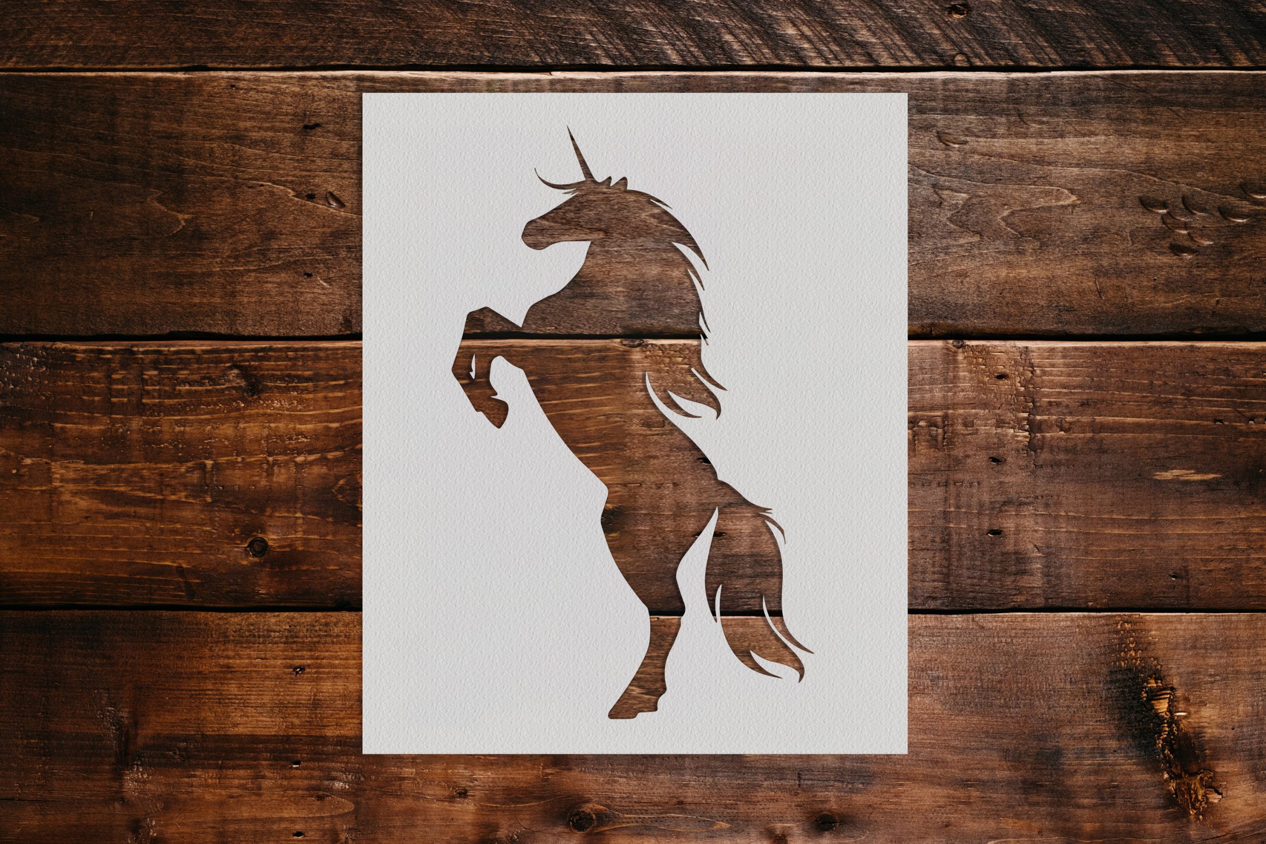 Unicorn Stencil - Stencil Giant