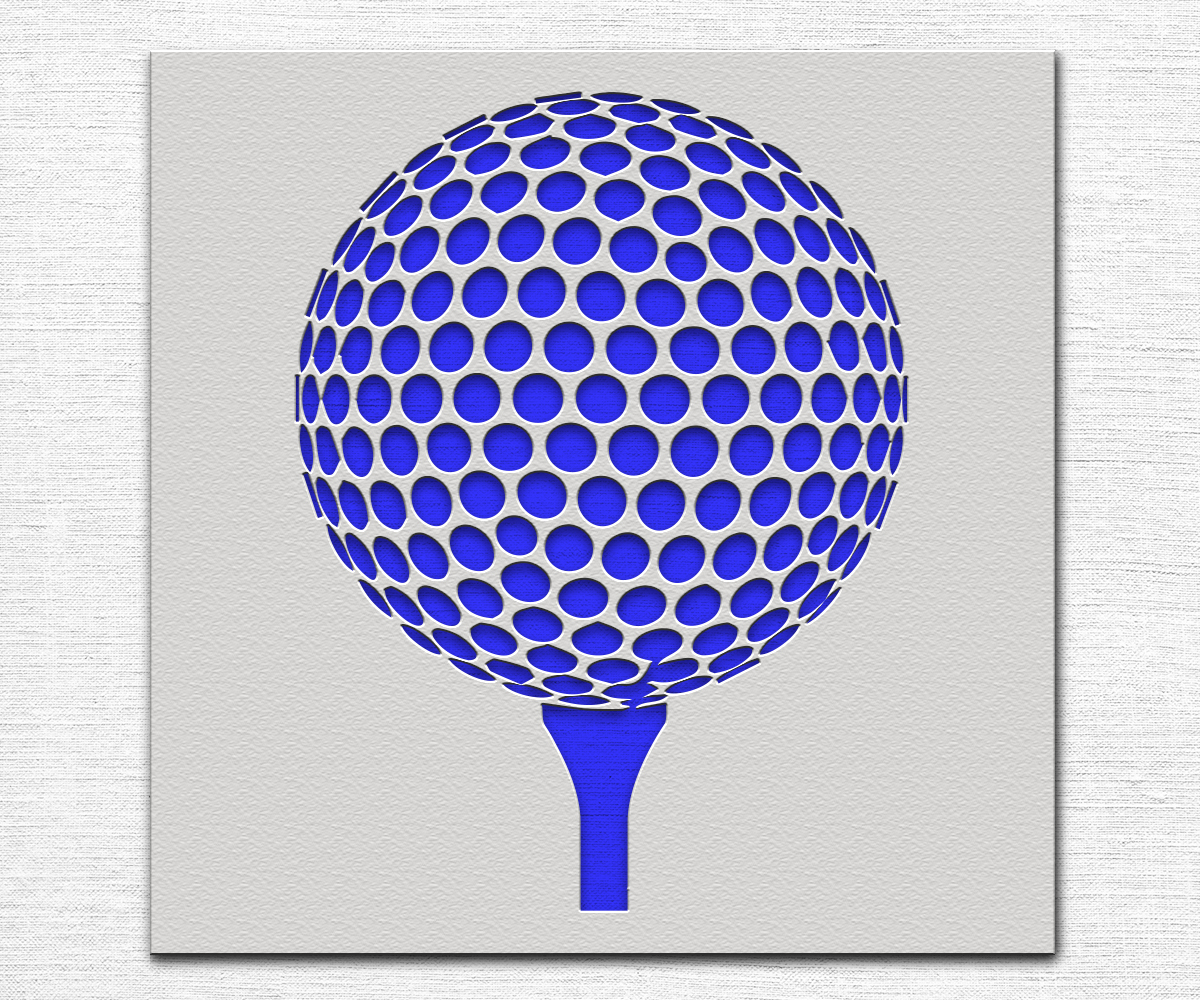 Golf Ball Stencil Art and Wall Stencil Stencil Giant