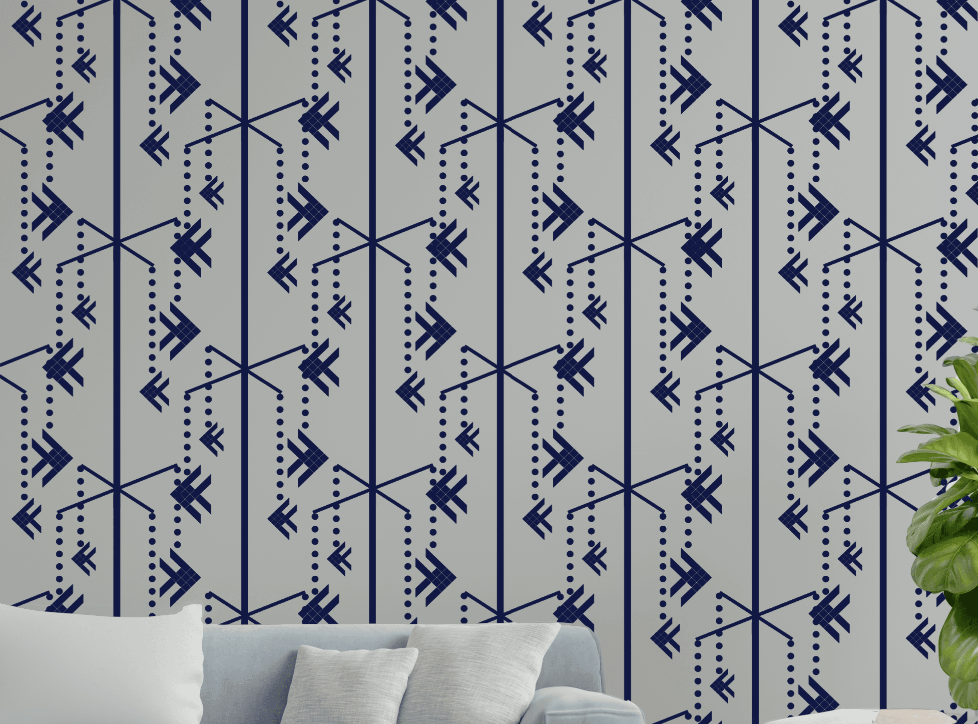 Geometric Design Stencil Art and Wall Stencil Stencil Giant