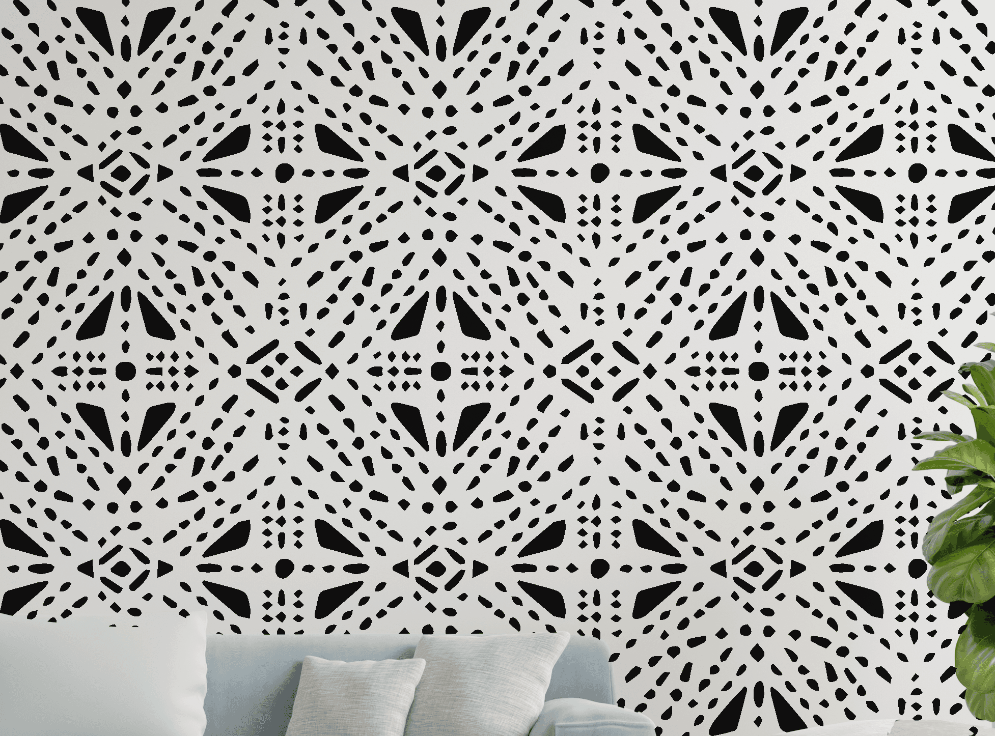 Geometric Design Stencil Art and Wall Stencil Stencil Giant