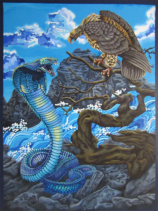 King Cobras are one of the most venomous snakes. When confronted, they