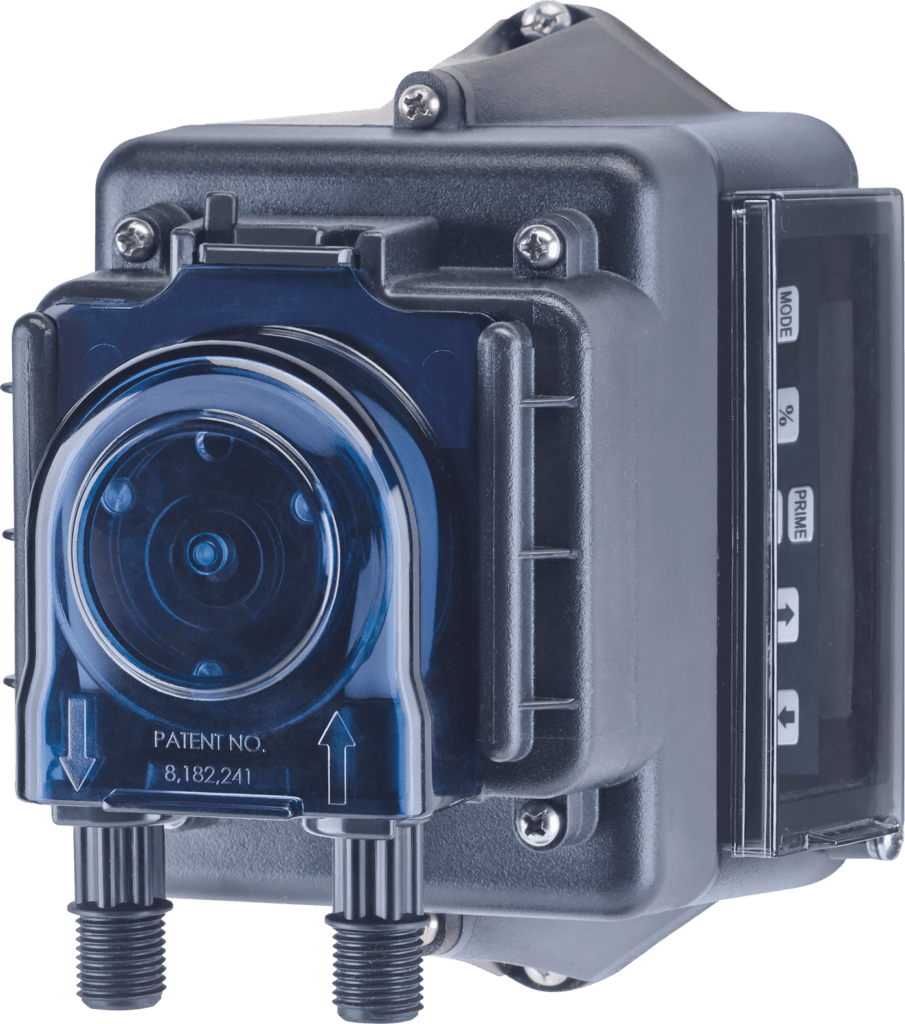 Stenner peristaltic metering pumps pump sizing chlorine Econ FP water meter