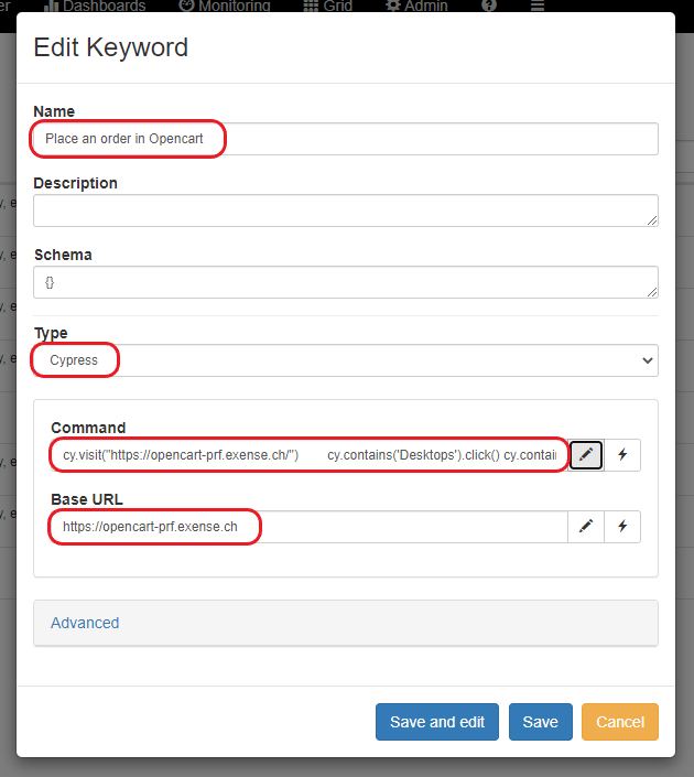 Load testing with Cypress Exense Resource Repository