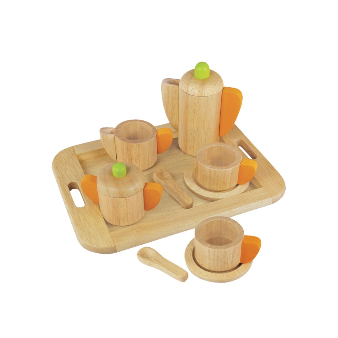 Premium Wooden Tea Set (10pcs) Step4